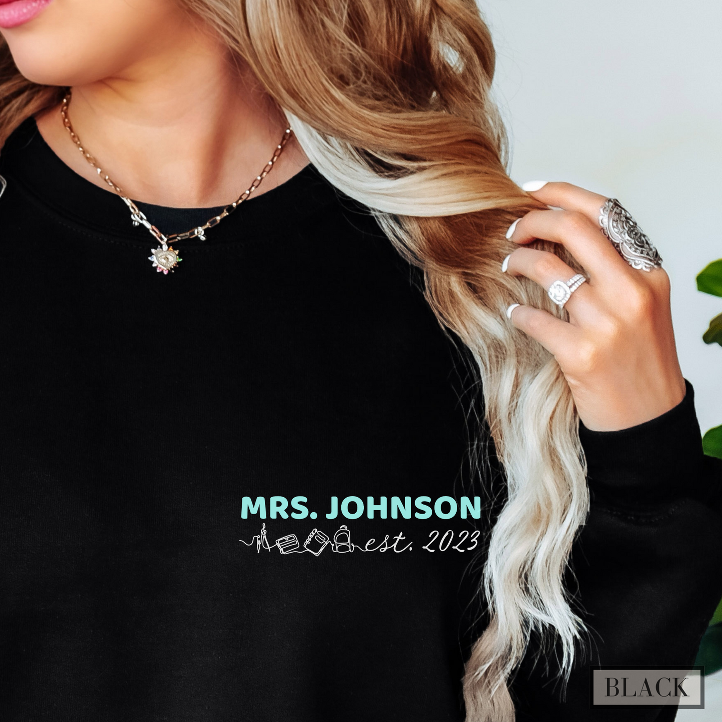 Teacher are the OG Influencers Personalized Teacher Sweatshirt with Custom Teacher Name