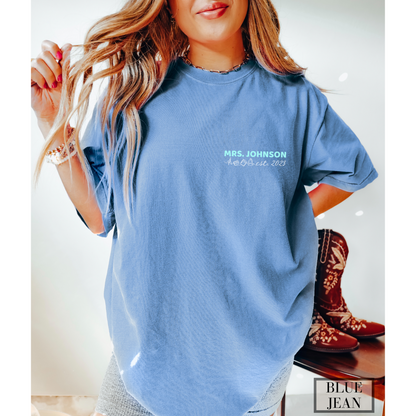 Teachers are the OG Influencers Comfort Colors® Personalized Teacher Shirt with Custom Teacher Name